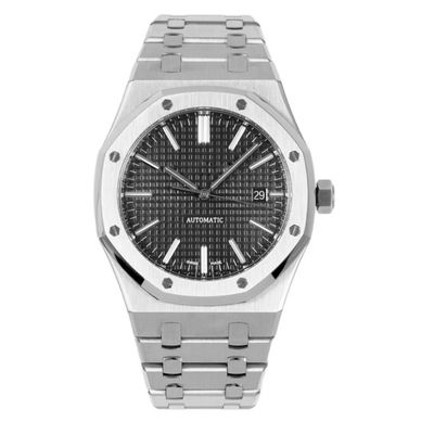 Sapphire Mirror Mechanical Stainless Steel Strap Watch With Fold Over Clasp